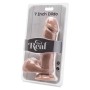 GET REAL - DILDO 18 CM CON TESTICULOS NATURAL sólo 20.99€