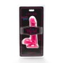 GET REAL - HAPPY DICKS DILDO 12 CM CON TESTICULOS ROSA sólo 23.99€