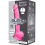 SILEXD - MODELO 1 PENE REALISTICO SILICONA PREMIUM SILEXPAN ROSA FLUORESCENTE 17.5 CM sólo 29.99€