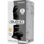SILEXD - MODELO 1 PENE REALISTICO SILICONA PREMIUM SILEXPAN NEGRO 20 CM sólo 35.99€