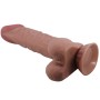PRETTY LOVE - SLIDING SKIN SERIES DILDO REALÕSTICO CON VENTOSA PIEL DESLIZANTE MORENO 24 CM sólo 28.95€