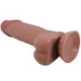PRETTY LOVE - SLIDING SKIN SERIES DILDO REALÕSTICO CON VENTOSA PIEL DESLIZANTE MORENO 19.4 CM sólo 26.95€