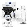 X RAY - ARN…S + DILDO REALISTA TRANSPARENTE 15.5 CM -O- 3.5 CM