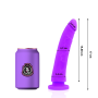 DELTA CLUB - TOYS DILDO LILA SILICONA MEDICA 17 CM -O- 3 CM sólo 24.95€