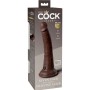 KING COCK - ELITE DILDO REALISTICO SILICONA 17.8 CM MARRON sólo 79.99€