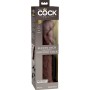 KING COCK - ELITE DILDO REALISTICO SILICONA 28 CM MARRON sólo 139.99€