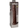 KING COCK - ELITE DILDO REALISTICO SILICONA 28 CM MARRON sólo 139.99€