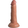 KING COCK - ELITE DILDO REALISTICO VIBRADOR & SILICONA 15.2 CM CARAMELO sólo 114.99€