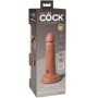 KING COCK - ELITE DILDO REALISTICO VIBRADOR & SILICONA 15.2 CM CARAMELO sólo 114.99€