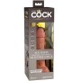 KING COCK - ELITE DILDO REALISTICO VIBRADOR & SILICONA 15.2 CM CARAMELO sólo 114.99€
