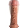 KING COCK - ELITE DILDO REALISTICO VIBRADOR & SILICONA 20.3 CM CARAMELO sólo 159.99€