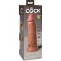 KING COCK - ELITE DILDO REALISTICO VIBRADOR & SILICONA 20.3 CM CARAMELO sólo 159.99€
