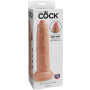 KING COCK - DILDO REALISTICO UNCUT NATURAL 23 CM sólo 51.99€