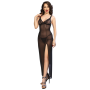 CHILIROSE - CR 4723 LONG BABYDOLL & THONG BLACK S sólo 42.99€