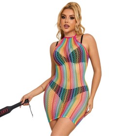 SUBBLIME - 952341 RAINBOW FISHNET BODYSTOCKING ONE SIZE sólo 14.99€