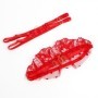 SUBBLIME - 957513 CONJUNTO SUJETADOR Y LIGA DE ENCAJE ROJO L/XL sólo 32.22€