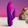 ROCKS- OFF - GLO- GIRL VIBRADOR RABBIT MORADO sólo 23.96€