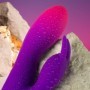 ROCKS- OFF - GLO- GIRL VIBRADOR RABBIT MORADO sólo 23.96€