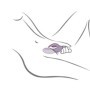 ROCKS- OFF - GLO- GIRL VIBRADOR RABBIT MORADO sólo 23.96€
