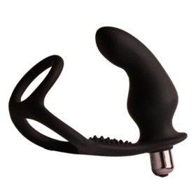 ROCKS- OFF - RO- ZEN RRO PLUG ANAL CON ANILLO VIBRADOR PARA EL PENE NEGRO sólo 38.83€