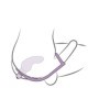 ROCKS- OFF - RO- ZEN RRO PLUG ANAL CON ANILLO VIBRADOR PARA EL PENE NEGRO sólo 38.83€