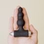 ROCKS- OFF - PETITE SENSATIONS BUBBLES PLUG ANAL VIBRADOR NEGRO sólo 19.83€