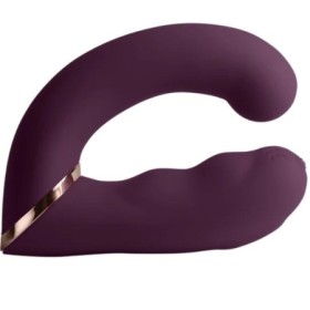 ROCKS- OFF - GEMINI VIBRADOR DUAL PUNTO G Y ESTIMULADOR CLÍTORIS MORADO sólo 54.54€