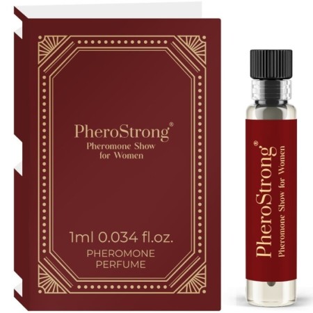PHEROSTRONG - PERFUME CON FEROMONAS SHOW PARA MUJER 1 ML sólo 4.12€