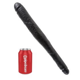 Consolador Doble Gelatinoso 45 cm  Negro por sólo 29,70 €