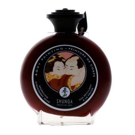 SHUNGA Pintura Corporal de sabor fresa y cava