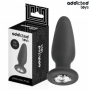 ADDICTED TOYS - PLUG ANAL CON JOYA SILICONA TALLA S 8