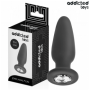 ADDICTED TOYS - PLUG ANAL CON JOYA SILICONA TALLA M 10
