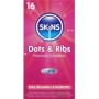 SKINS - DOTS & RIBS PRESERVATIVOS PREMIUM PACK 16
