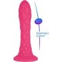 SILEXD - DREAMY DILDO FANTASY SILICONA LIQUIDA TERMOREACTIVO FUCSIA 18.5 CM