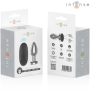 INTENSE - PLUG ANAL 10 VIBRACIONES METAL CON CONTROL REMOTO S