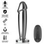 INTENSE - PLUG ANAL 10 VIBRACIONES METAL EN FORMA DE DILDO CON CONTROL REMOTO M