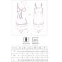 LIVCO CORSETTI FASHION - HYEONA 1710 BABYDOLL + TANGA ROSA L