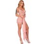 LIVCO CORSETTI FASHION - HYEONA 1710 BABYDOLL + TANGA ROSA XL