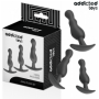 ADDICTED TOYS - SET DE 3 PLUG ANAL SILICONA MODELO 1