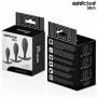 ADDICTED TOYS - SET DE 3 PLUG ANAL SILICONA MODELO 2