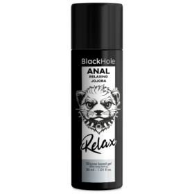 BLACK HOLE -  ANAL RELAXING CON JOJOBA BASE SILICONA 30 ML
