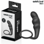 ADDICTED TOYS - PLUG ANAL CON ANILLO SILICONA MODELO 4