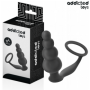 ADDICTED TOYS - PLUG ANAL CON ANILLO SILICONA MODELO 5
