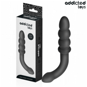 ADDICTED TOYS - MASAJEADOR ANAL DOBLE SILICONA 16