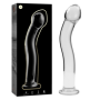 NEBULA SERIES BY IBIZA - MODELO 18 DILDO CRISTAL TRANSPARENTE 18.5 CM -O- 3.5 CM