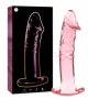 NEBULA SERIES BY IBIZA - MODELO 19 DILDO CRISTAL ROSA 18.5 CM -O- 4 CM