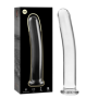 NEBULA SERIES BY IBIZA - MODELO 8 DILDO CRISTAL TRANSPARENTE 14.5 CM -O- 2 CM