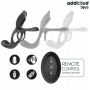 ADDICTED TOYS - DOUBLE PENIS RING WITH CLITORAL STIMULATOR |