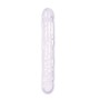 Consolador Doble Gelatinoso 30 cm  Transparente