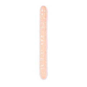 Consolador Doble Gelatinoso 45 cm  Carne